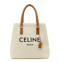 CELINE Horizontal Cabas Print Tote Bag Canvas Leather Natural Tan 192162BNZ.02NT