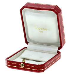 Cartier Three Bangle Diamond Earrings K18 Yellow Gold for Women