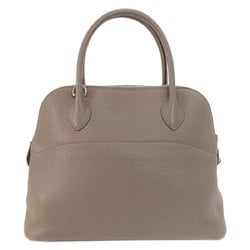 Hermes Bolide 31 Etain Handbag Taurillon Women's