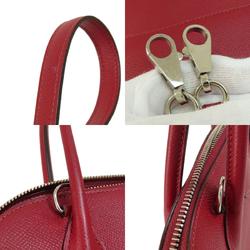 Hermes Bolide 27 Rouge Grenat Handbag Epson Women's