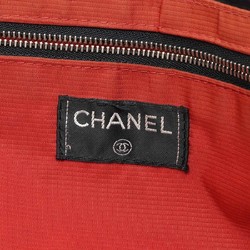 Chanel Travel Line Women's Travel Line Shoulder Bag,Tote Bag Black,Red Color
