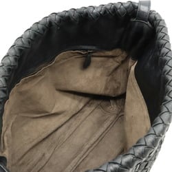 BOTTEGA VENETA Bottega Veneta Intrecciato Shoulder Bag Leather Black 323765