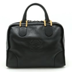 LOEWE Anagram Amazona 32 Handbag Boston Bag Leather Black