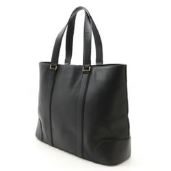 GUCCI Gucci Web Tote Bag Large Shoulder Leather Black 495529