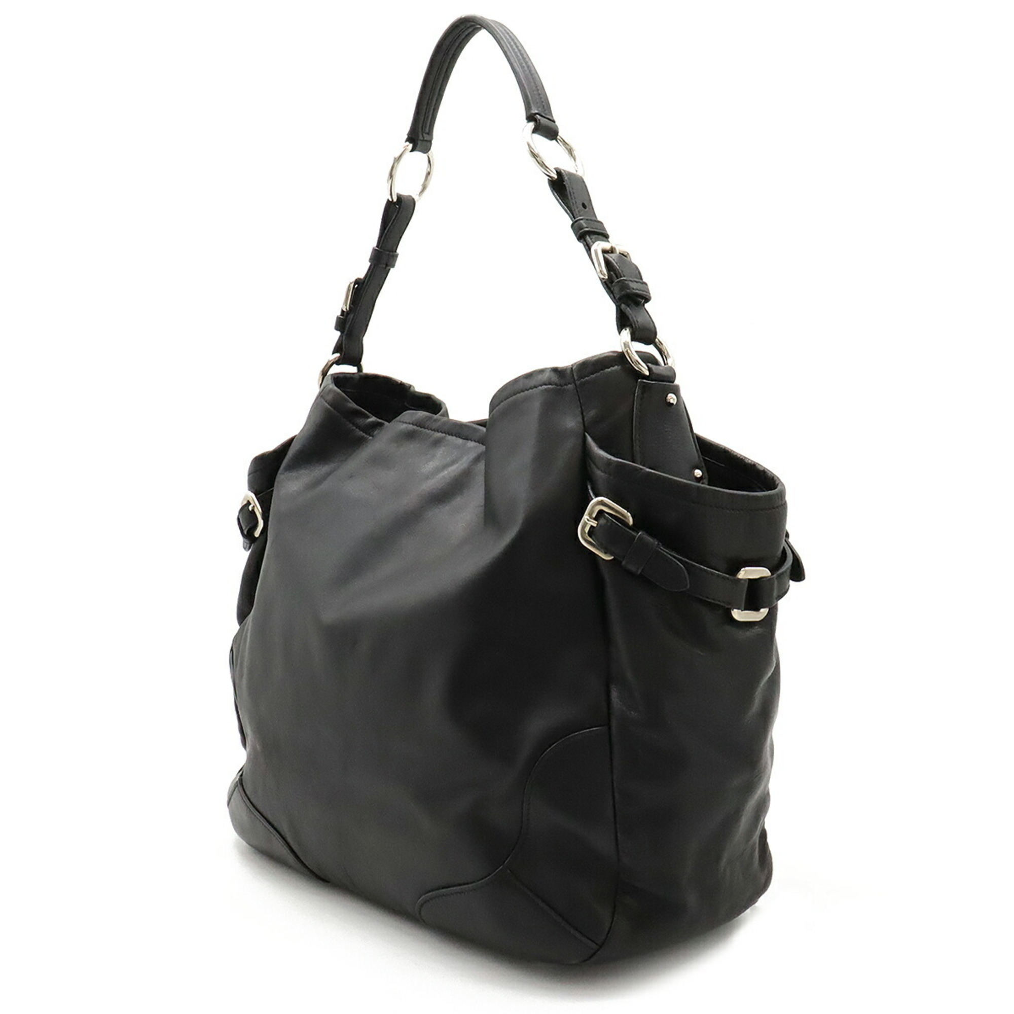 PRADA Prada Shoulder Bag Leather Black NERO BR3789