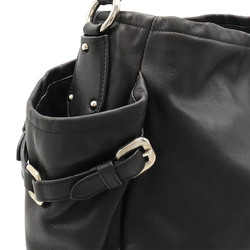 PRADA Prada Shoulder Bag Leather Black NERO BR3789