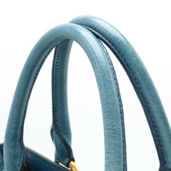 Miu Miu Miu VITELLO SHINE handbag shoulder bag leather OCEANO blue purchased from Japanese outlet RN1092