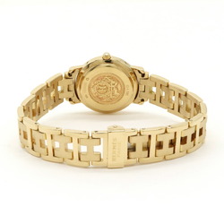 HERMES Clipper Ivory Dial K18YG Solid Gold Yellow Ladies Quartz Watch CL4.285
