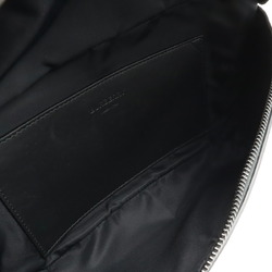 BURBERRY ML MD SONNY ULL Sony body bag bum waist pouch leather black white 8051849