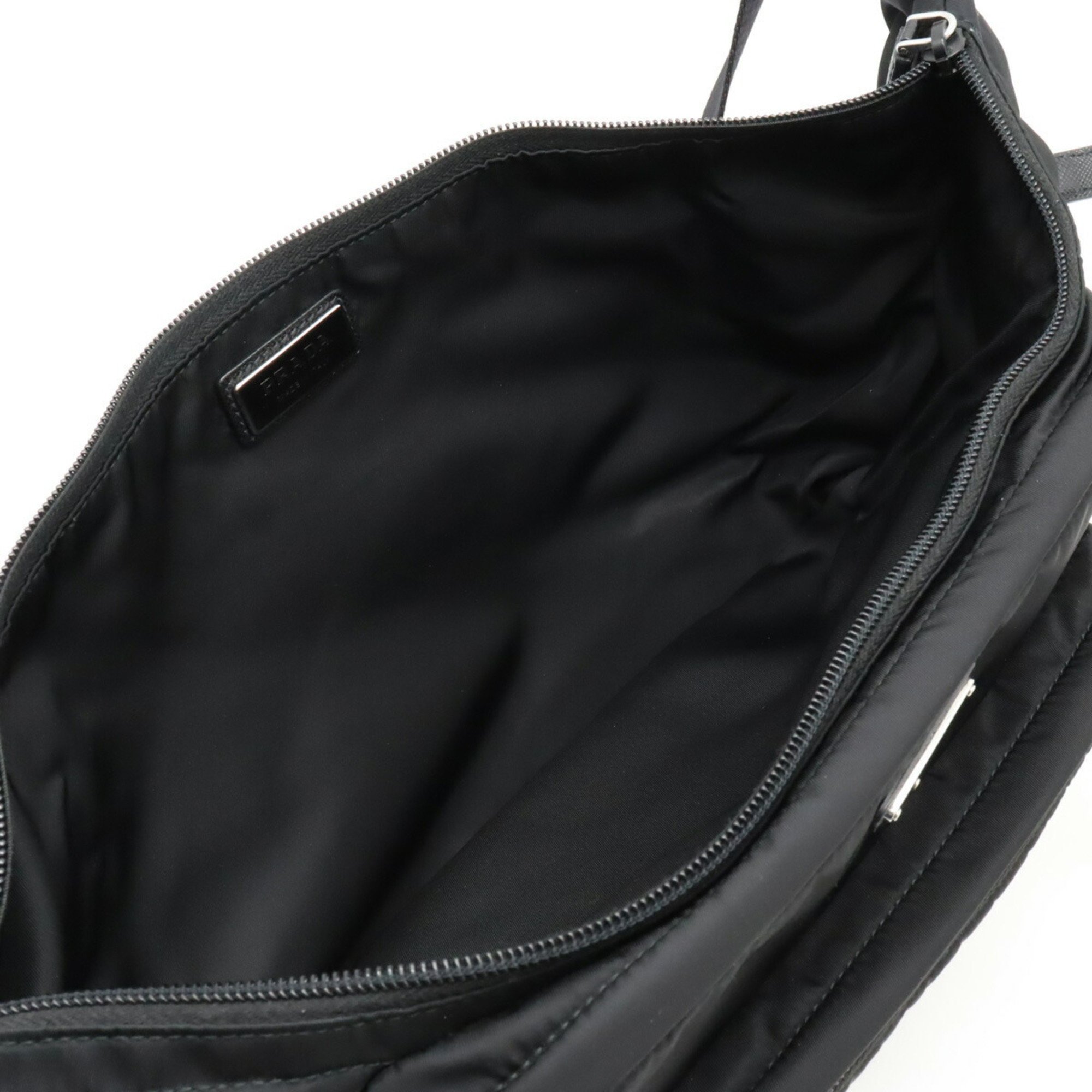 PRADA Prada Waist Bag Pouch Body Hip Nylon NERO Black 2VL003