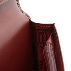 Cartier Must Line Bi-fold Long Wallet Calfskin Bordeaux L3000466