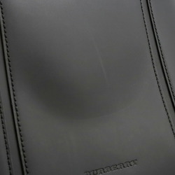 BURBERRY Tote bag, handbag, leather, black