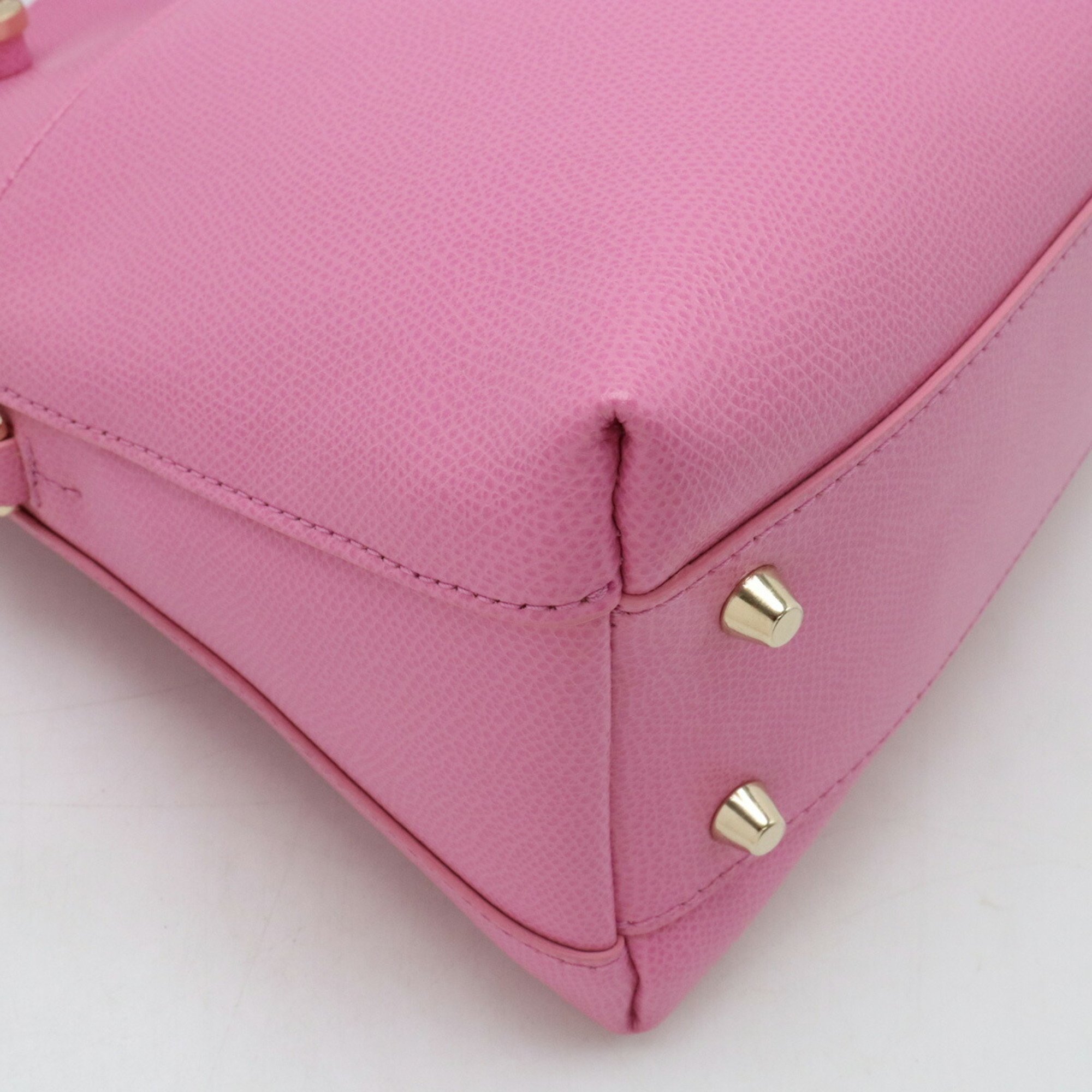 FURLA PIPER S DOME Piper handbag shoulder bag leather pink