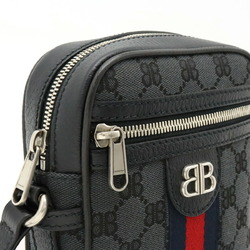 GUCCI BALENCIAGA Collaboration The Hacker Project Shoulder Bag Pochette Canvas Black 680129