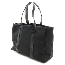 BVLGARI Bvlgari Mania Tote Bag Shoulder Canvas Leather Black 26494