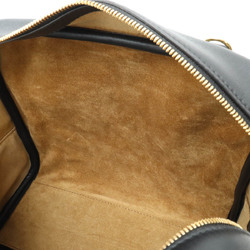 LOEWE Amazona 19 Anagram Jacquard Square Bag Handbag Shoulder Leather Black Navy A03N10X02