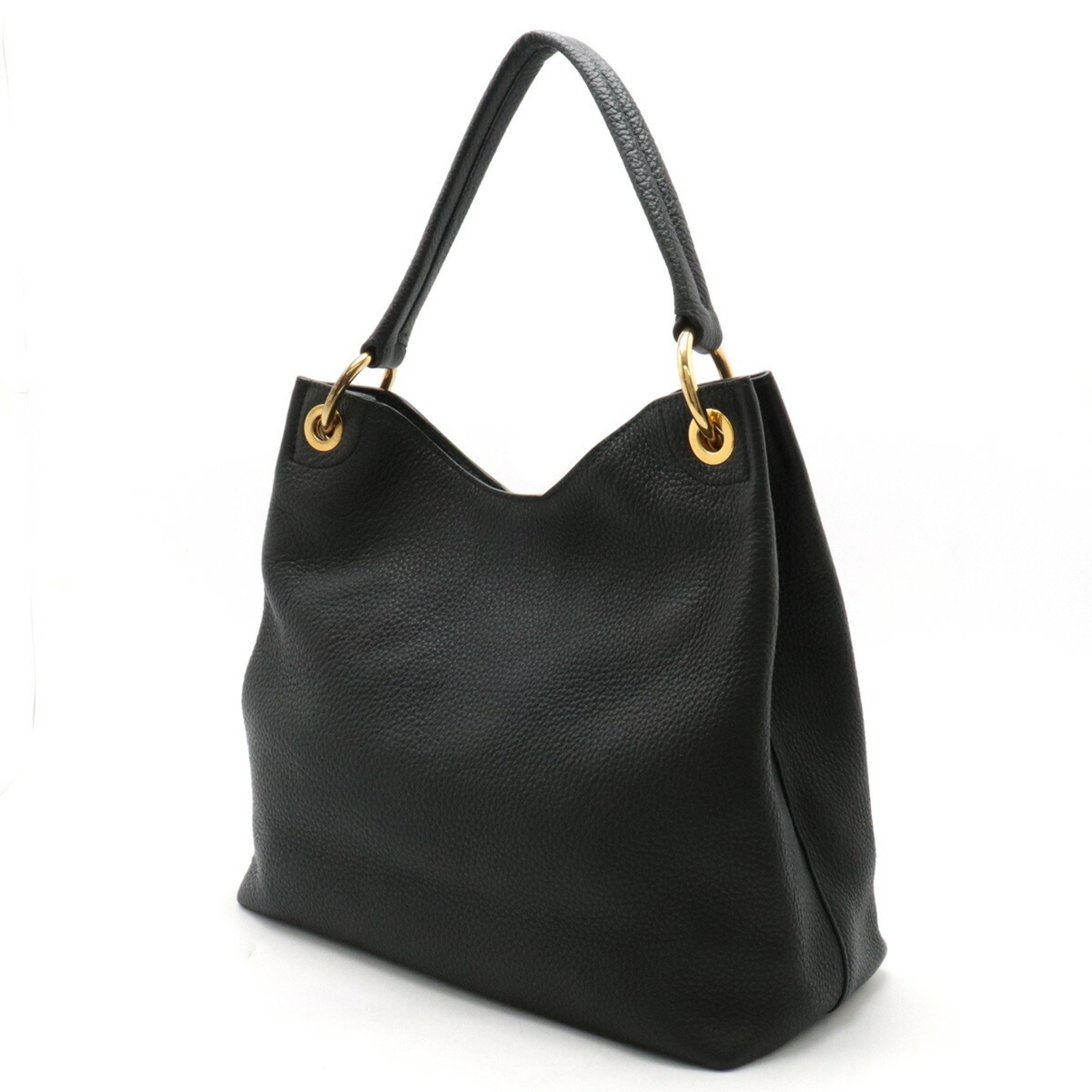 PRADA Prada Shoulder Bag Leather NERO Black 1BC051