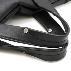 CHANEL Coco Mark V Stitch Tote Bag Large Leather Black