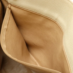 CHANEL Coco Mark Tote Bag Shoulder Caviar Skin Leather Beige