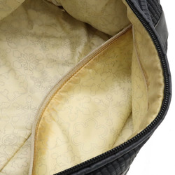CHANEL Chanel Sport Line Coco Mark Shoulder Bag Nylon Leather Black