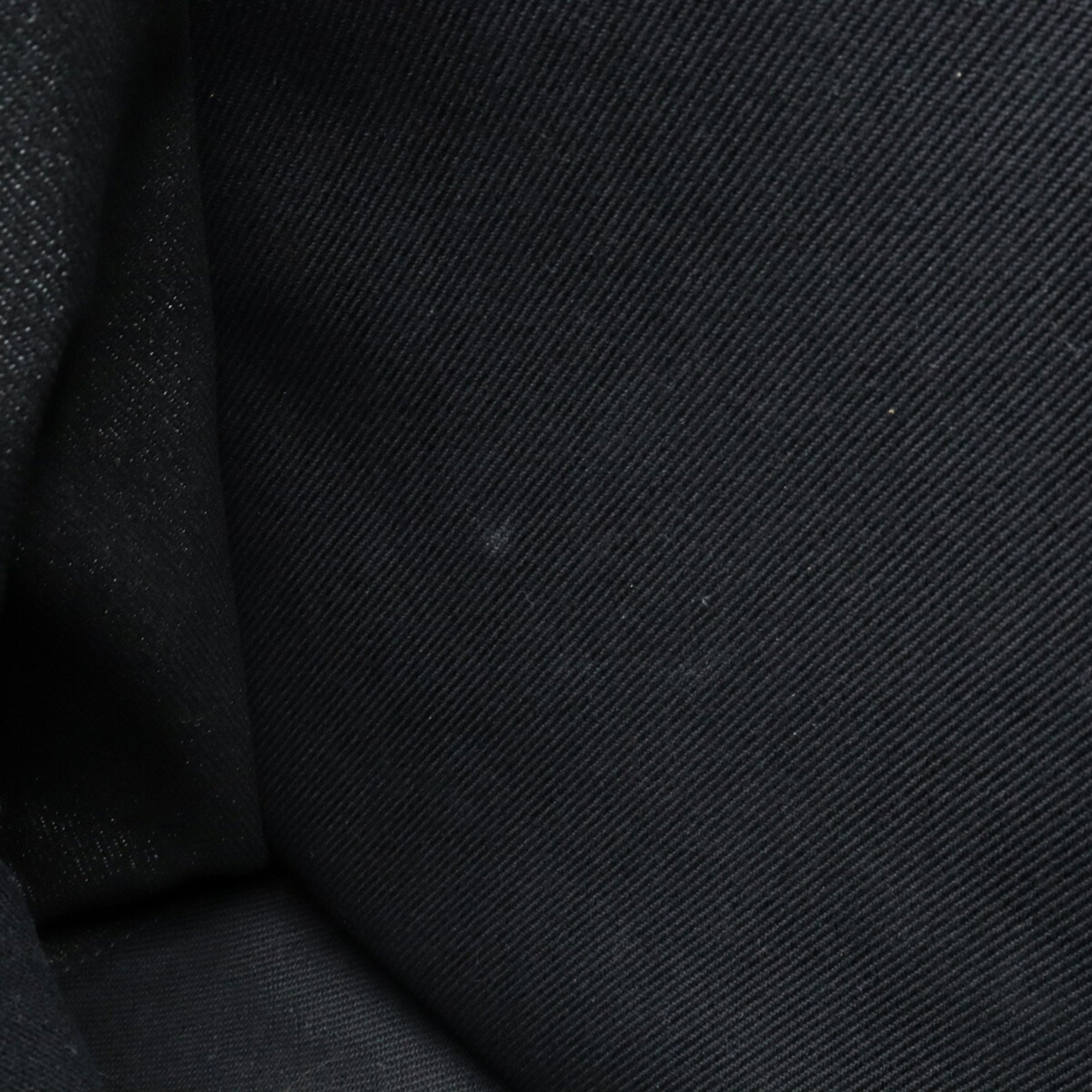 SAINT LAURENT PARIS YSL Yves Saint Laurent RIVE GAUCHE Tote Bag Canvas Leather Black 631382