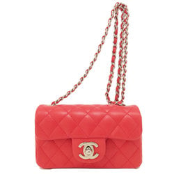 Chanel Chain Shoulder Matelasse Bag Lambskin Women's