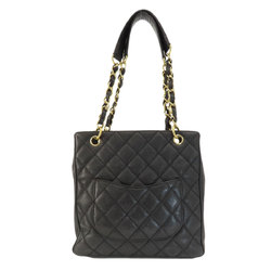 Chanel Chain Shoulder Matelasse Handbag Caviar Skin Women's
