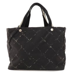 Chanel Travel Line Tote Bag Nylon Jacquard Women's