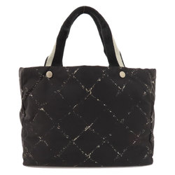 Chanel Travel Line Tote Bag Nylon Jacquard Women's