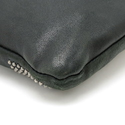 JIMMY CHOO Jimmy Choo Derek Clutch bag Second Star pattern Studs Leather Black