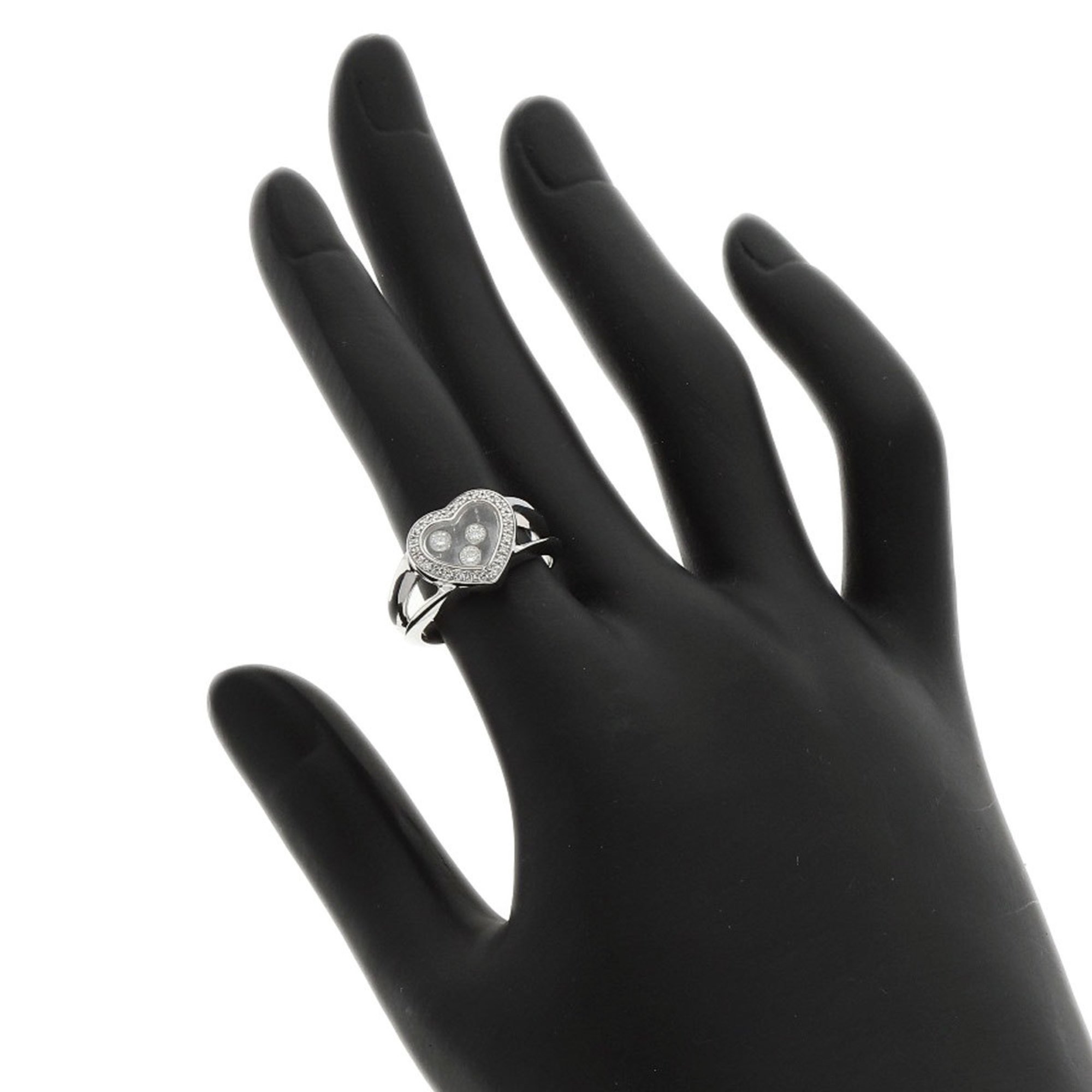 Chopard Happy Diamonds Ring, 18K White Gold, Women's