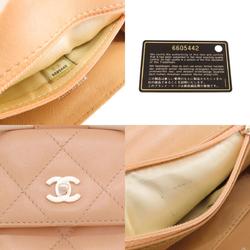 Chanel Matelasse Coco Mark Handbag Calfskin Women's