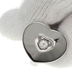 Chopard Happy Diamond Earrings K18 White Gold for Women