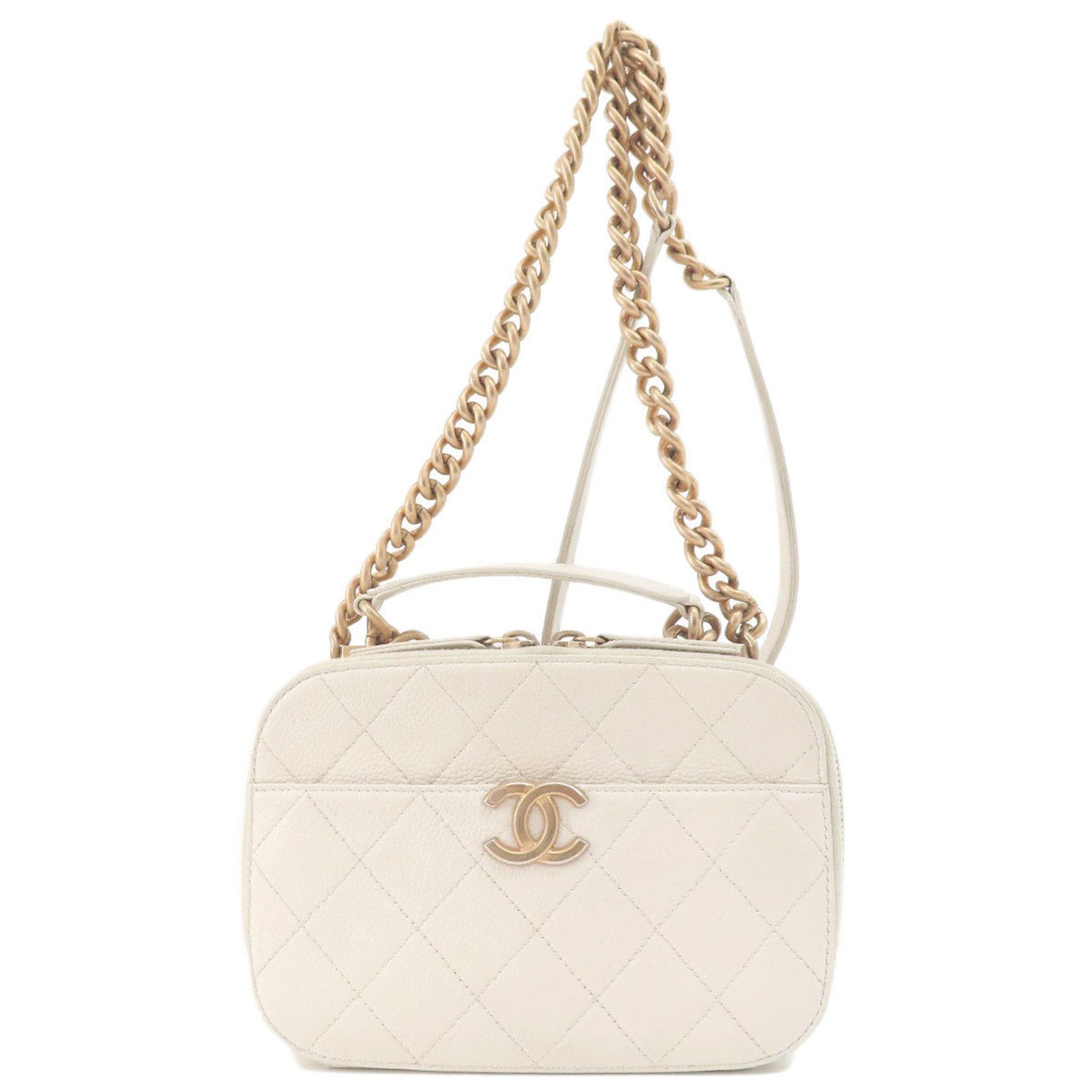 Chanel Matelasse Shoulder Bag Caviar Skin Women's