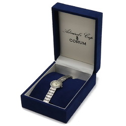 CORUM Admiral's Cup Ivory Dial SS Ladies Quartz Watch 24.830.20