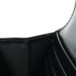 Salvatore Ferragamo Double Gancini Bi-fold Long Wallet Leather Black JP-22-0001