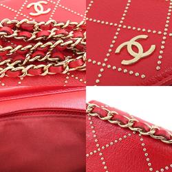 Chanel Chain Wallet Coco Mark Long Calfskin Women's