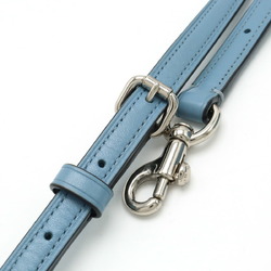 COACH Charlie Carryall Handbag Shoulder Bag Signature Embossed Leather Light Blue 51665