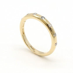 BVLGARI Bulgari Fedi Wedding Ring Marriage K18YG 750YG Yellow Gold 7PD Diamond #46 Size 6