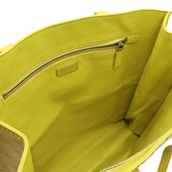 PRADA Prada Tote Bag Shoulder Wrinkled Nappa Yellow 1BG459