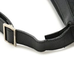 GUCCI GG nylon shoulder bag, Boston travel leather, black, 105669