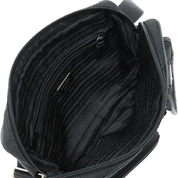 PRADA Prada Waist Bag Pouch Body Shoulder Nylon NERO Black VA0614