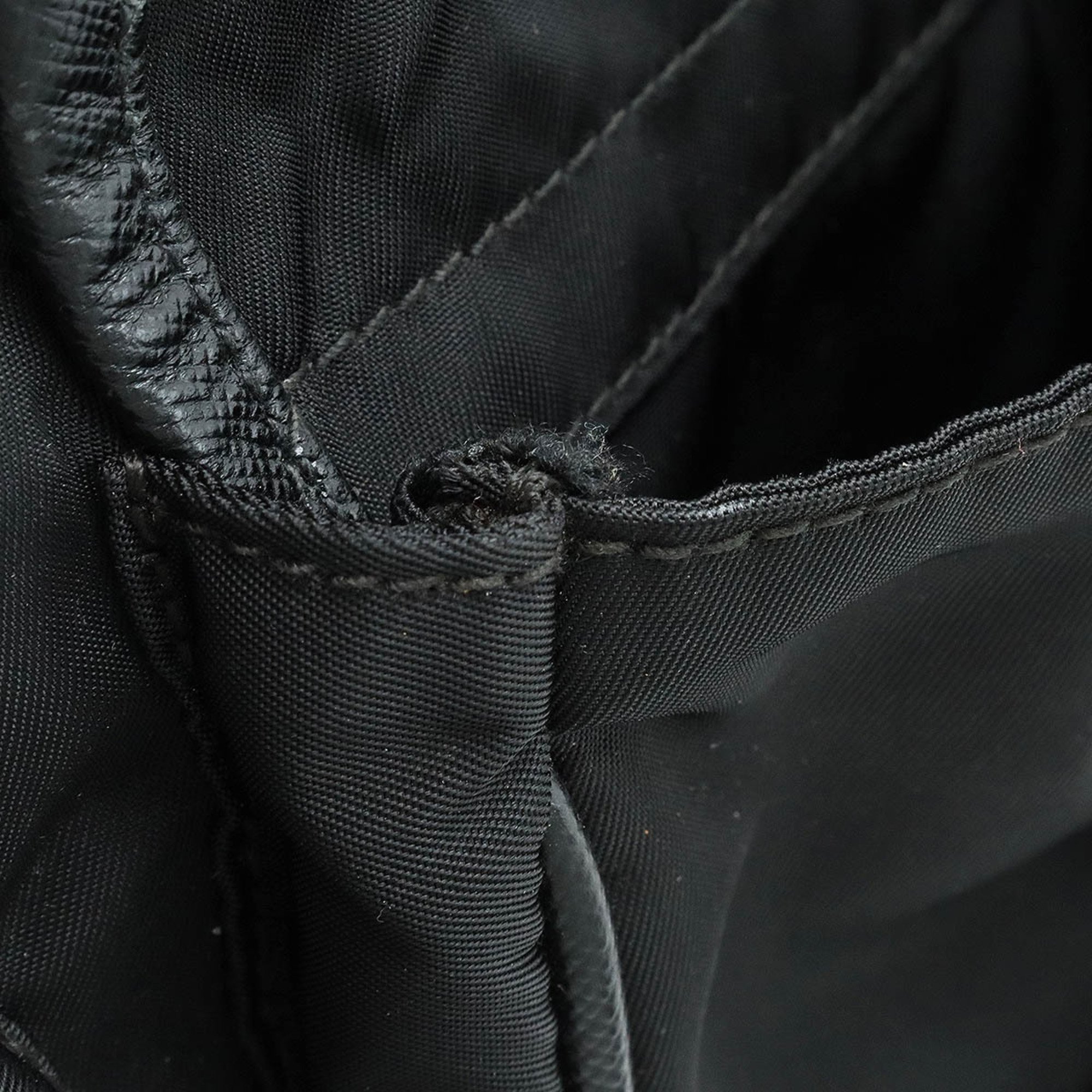 PRADA Prada Waist Bag Pouch Body Shoulder Nylon NERO Black VA0614