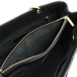 CHANEL Chanel Matelasse Coco Mark GST Tote Chain Bag Shoulder Caviar Skin Black A50995