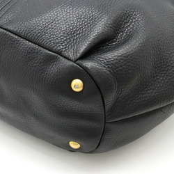 PRADA Prada Tote Bag Handbag Shoulder Leather NERO Black BN1777