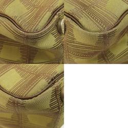 Chanel New Travel Line Boston Handbag Nylon Jacquard Women's