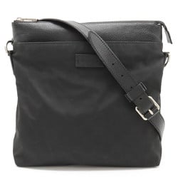 GUCCI GG nylon shoulder bag leather black 510342
