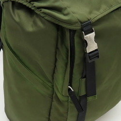 PRADA Prada Backpack Rucksack Daypack Nylon Khaki Black VZ0062