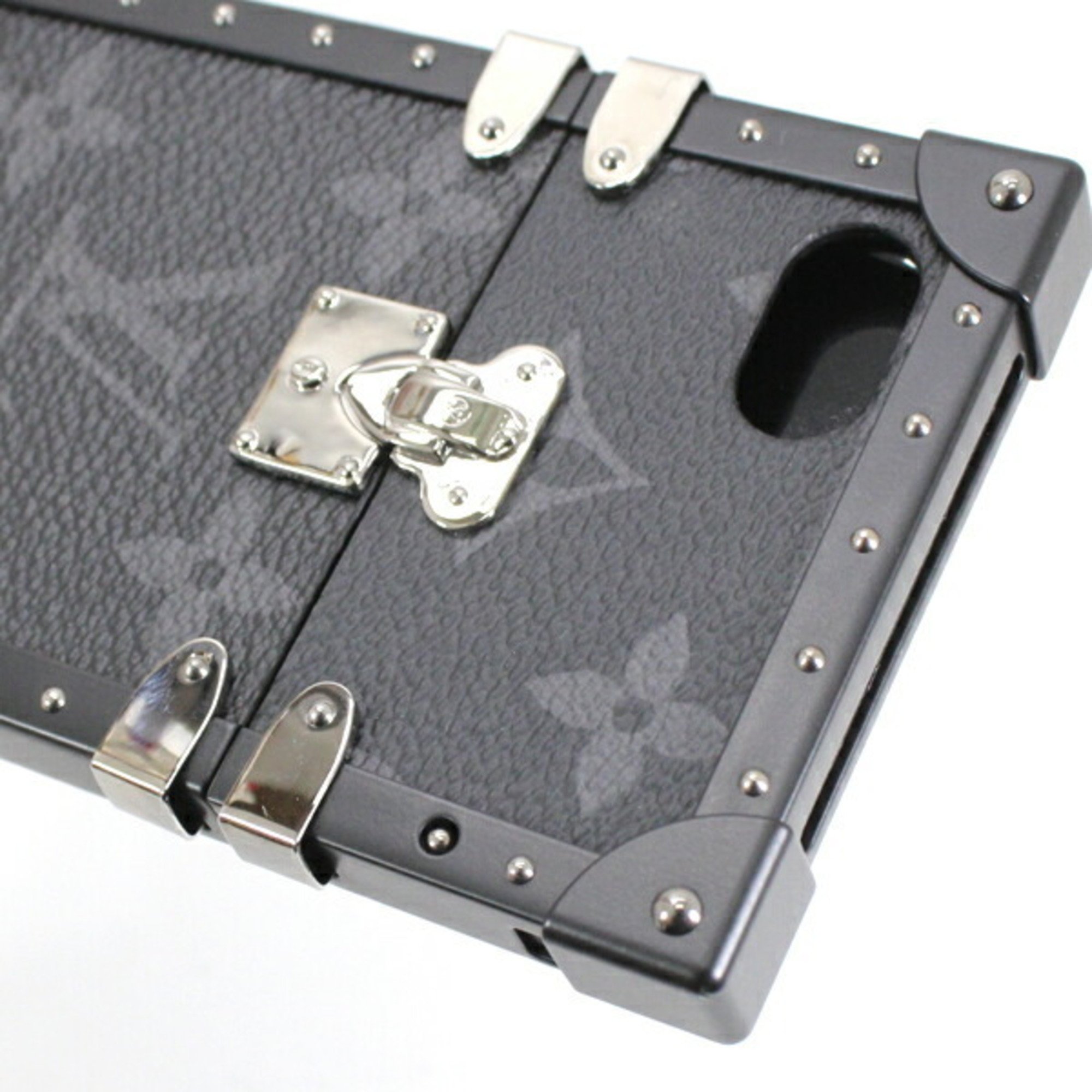 Louis Vuitton Eye Trunk Monogram Eclipse iPhone 7 & 8 6 SE Black Smartphone Case M64489 Men's