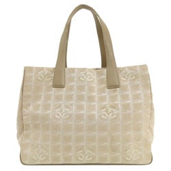 Chanel New Travel Line MM Tote Bag Nylon Jacquard Women's